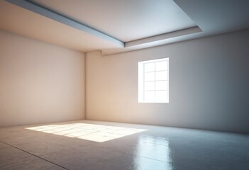 Obraz premium empty room with window