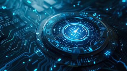 tech-inspired logo for a software development company