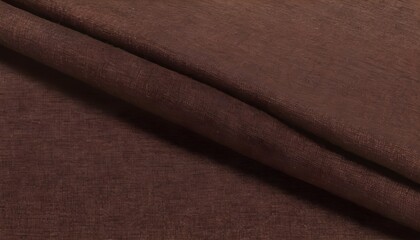 brown upholstery folded cotton fabric