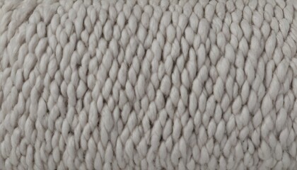 close up of white knitted cotton fabric