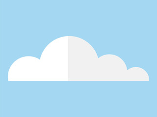 Cloud vector illustration. Wind patterns influence movement and shape cumulus clouds in sky Dreamlike clouds create sense wonder, turning atmosphere into canvas