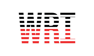 WRI three initial letter iconic line negative space minimal logo design vector template. monogram, abstract, wordmark, business, typography, minimalist, brand, company, flat, modern, unique, simple