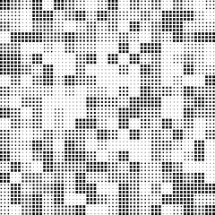 Fototapeta premium Black and white seamless pattern squares. Vector abstract background illustration. Vector Format 