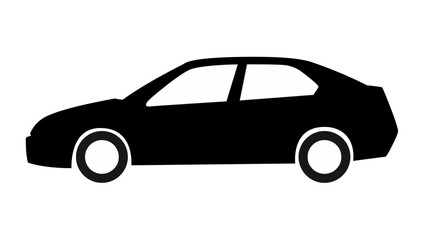 Vector car Icon on white background