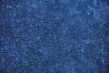 Modern grunge navy blue stucco wall background