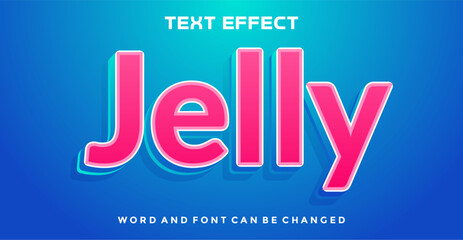 Jelly editable text effect