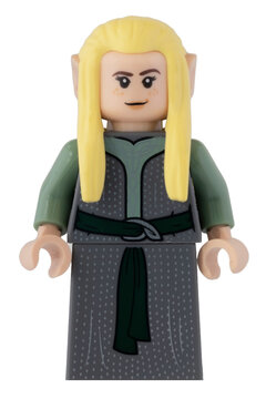 Dortmund - Deutschland 3. Februar 2024 - Lego Minifigure Legolas aus Herr der Ringe