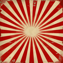 Red Vintage Circus Poster Background Stock Illustration.