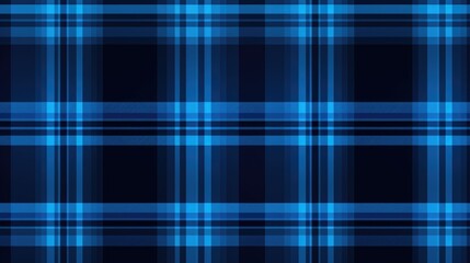 Blue Plaid Tartan Fabric Texture