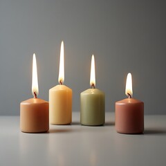 Obraz na płótnie Canvas burning candles