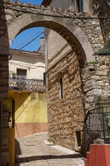 Orsara di Puglia, old town in Apulia, Italy