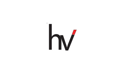 HV, VH , V , H , Abstract Letters Logo Monogram
