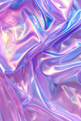 Obraz premium an iridescent holographic colored super smooth shiny pink calm ocean texture pattern, background 