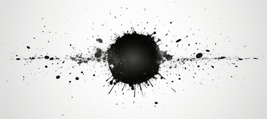 Zen circle continuous line art vector icon in black and white sketch illustration