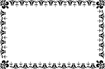 Hand drawn ornament borders