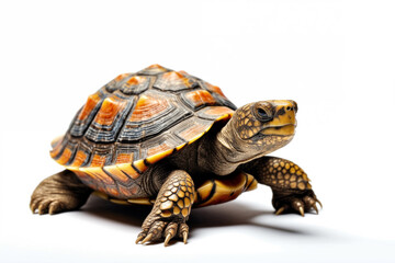 Obraz premium Turtle isolated on white background with copy space