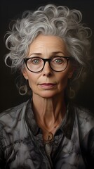 Portrait einer älteren Dame