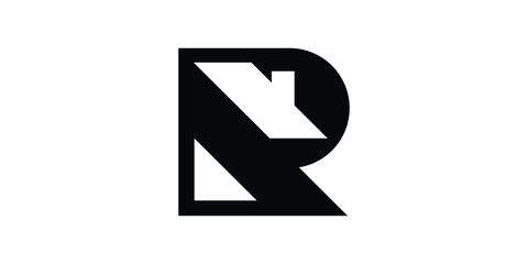logo R icon vector image