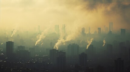 Fototapeta na wymiar Urban Pollution