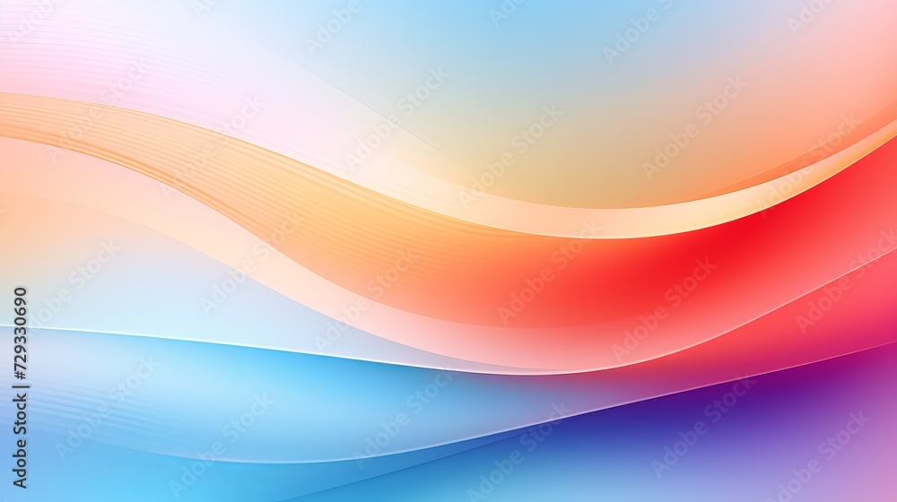 Poster blurred colored abstract background. smooth transitions of iridescent colors. colorful gradient. rai