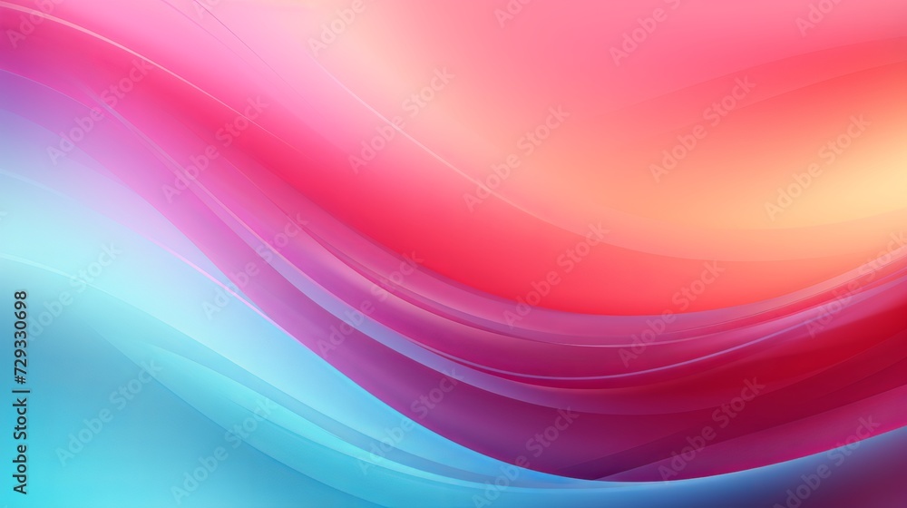 Poster blurred colored abstract background. smooth transitions of iridescent colors. colorful gradient. rai