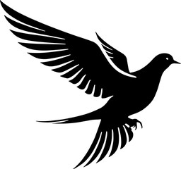 Bird icon isolated on white background
