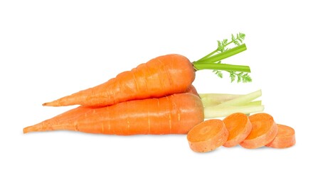 Carrot isolated on white background