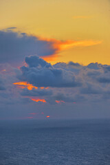 Beautiful cloudy sunset in Zakynthos - 729338005