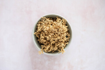 Dry elderflower in a bowl
