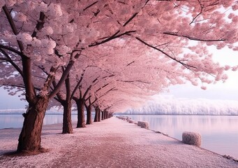 Blossom Tree Wonderland: Nature's Floral Canopy