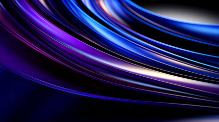 Electric Blue Swirls