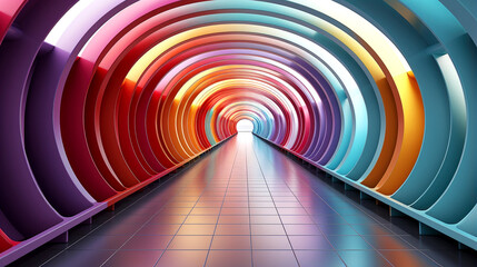 Obraz premium Colorful Silk Folds