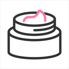 beauty cream icon vector illustration symbol