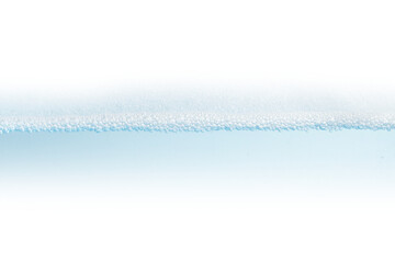 wave water surface with bubbles. On a blank background