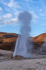 Geysierfeld von Puchuldiza, Altiplano, Atacama Wüste, Chile, Südamerika © Nico Stengert