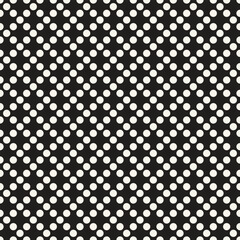Vector seamless pattern. Repeating geometric elements. Stylish monochrome background design.