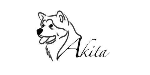 vector logo akita 