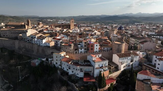 Muralla y exteriores de la ciudad de Segorbe en Castellon