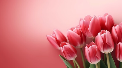 Naklejka premium Women's Day or Mother's Day theme background, decorative flower background pattern