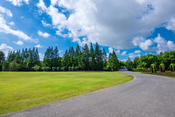 road in the countryside