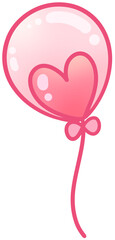 pink balloon lover