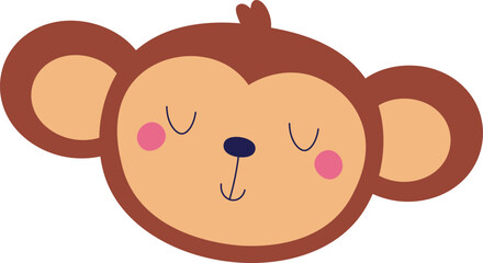 Fototapeta premium Monkey Animal Face