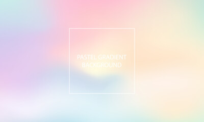 Gradient pastel abstract background with colorful color, eps 10
