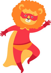 Superhero Lion Animal