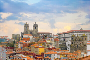 Cityscape and skyline in Porto, Portugal
