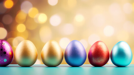 Easter banner with copy space