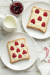 creative toast idea for breakfast