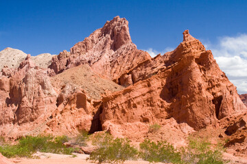 Sandsteinformation, Quebrada de las Conchas, Region Salta, Argentinien, Südamerika