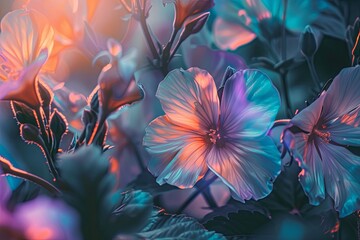 Holographic Floral Design