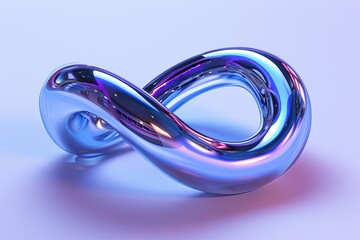 Infinite Holographic Möbius Strip